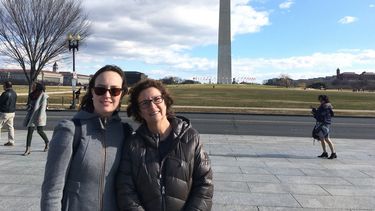Fernanda Lins Brandão Mügge and Maria Graças Lins Brandão 2019 in Washington.
