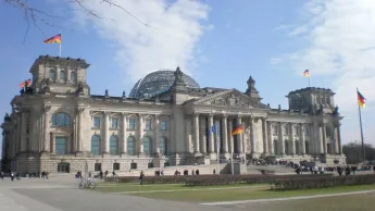 Photo of the parliament in Berlin