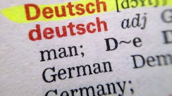 Wörterbucheintrag "Deutsch"