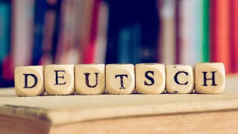 Letters forming the word "Deutsch"