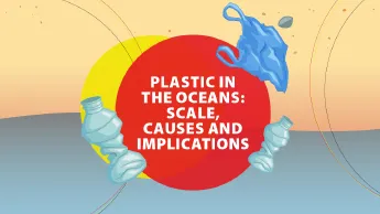 Teaser image of infographic on plastic in the oceans