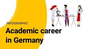 Teaser image for the infographic Careers in Germany for researchers