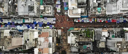 Städtische Siedlung in Hong Kong